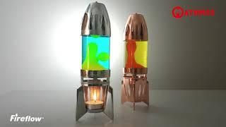 Mathmos Fireflow Candle Lava Lamp