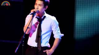 20110816 Fanmeet in Beijing - Siwon's solo Shuo Hao De Xing Fu Ne fancam [HD]