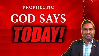 God Said These 2 Things Today! Prophetic Word Over Someone!