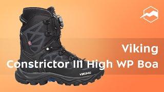 Ботинки Viking Constrictor III High WP Boa. Обзор