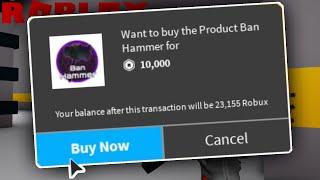 I Spent 10,000 ROBUX On The BAN HAMMER In Zombie Rush!! (Roblox Egg Hunt 2020)