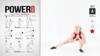 Power Mode Workout by DAREBEE [ FULL ] [ Strength & Tone ] [ 40 Minutes ]