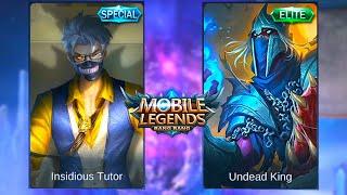 Hanzo | Insidious Tutor Special Skin VS Undead King Elite Skin | Mobile Legends: Bang Bang