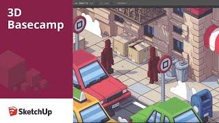 Low Poly Illustration – Rodrigo Cerci | 3D Basecamp 2018