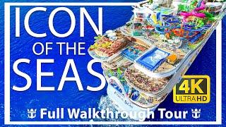 Icon of the Seas | Full Walkthrough Ship Tour | Brand New Biggest Ship | Royal Caribbean cruises.