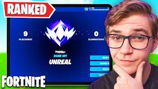 HITTING UNREAL RANK ON FORTNITE MOBILE! (Bronze to Unreal Day 1)