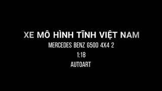 XE MÔ HÌNH Mercedes Benz G500 4x4 2 AUTOart 1:18 (Vàng Chuối)