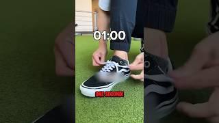 How To Tie A Shoe Lace In 1 Second 