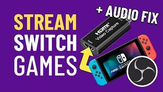 HDMI Capture Card and OBS Setup Tutorial - How to Stream Nintendo Switch!