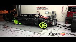 Matt Powers LS7 Powered Formula Drift Nissan S14 on the Dyno