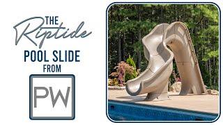 The Riptide Pool Slide | Pool Warehouse