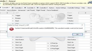 Xbox360ce System ComponentModel Win32Exception(0x80004005): The specified module could not be found