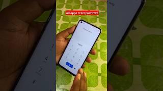 how to unlock oppo phone if forgot password #shorts