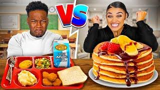 HOME VS SCHOOL FOOD CHALLENGE