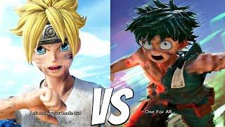 Izuku Midoriya vs Boruto Uzumaki 1vs1 Gameplay (PS4 Pro) JUMP FORCE