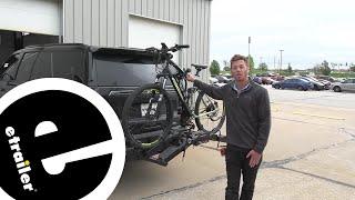 Set up: Hollywood Racks Destination E Bike Rack for 2 Electric Bikes on a 2022 Chevrolet Tahoe