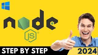 How to Install Nodejs 20 on Windows 11/10 (2024)