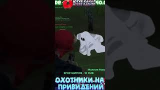 ОХОТНИКИ за ПРИВИДЕНИЯМИ HALLOWEEN на RADMIR RP HASSLE ONLINE КРМП SAMP GTA #shorts #SHORTS #short