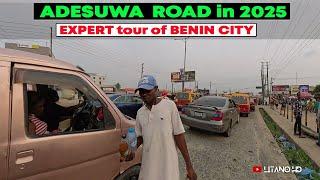 ADESUWA ROAD Benin City | now BETTER or WORSE?  Edo State virtual tour