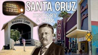 Santa Cruz & Beach Boardwalk History & Roaring Camp train