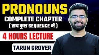 Pronouns | English Grammar for CET, SSC CGL, CPO, CHSL, CDS | SBI/IBPS PO/Clerk | Tarun Grover