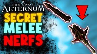 HIDDEN Melee Nerfs That BREAK PvP Meta! ️ New World Aeternum