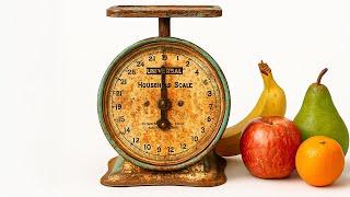 RESTORATION Rusty Antique Kitchen Scale!