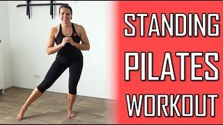 20 Minute Standing Pilates Workout for Toning Muscles – At home with No Equipment