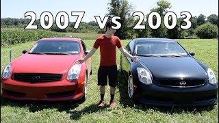 2003 vs. 2007 Infiniti G35 Coupe - Differences and Comparison!