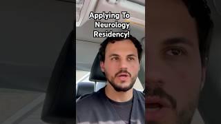 Applying to Neurology Residency?! #residency #neurology #residencylife #medicalschool