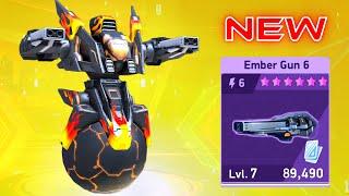 NEW WEAPON Ember Gun with Nomad Killshot & Slingshot - Mech Arena