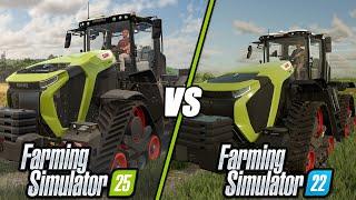 FARMING SIMULATOR 25 VS FARMING SIMULATOR 22