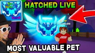 I Hatched The Rarest Secret Pet While Streaming Mining Simulator 2