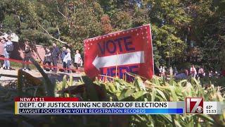 US Department of Justice suing North Carolina Board of Elections
