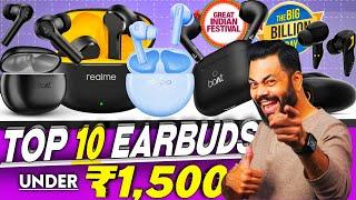 Top 10 Best Earbuds Under 1500 Big Billion Day & Amazon Great Indian Fastival Sale 2024