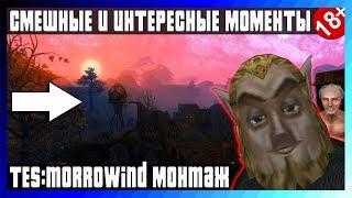 СМЕШНЫЕ И ИНТЕРЕСНЫЕ МОМЕНТЫ/МОНТАЖИК - TES: Morrowind