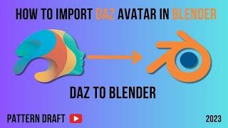 How to Import DAZ 3D Avatar in blender / DAZ to Blender