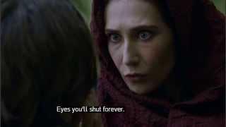 Arya meets Melisandre