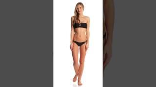 Volcom Simply Solid Tiny Bikini Bottom | SwimOutlet.com
