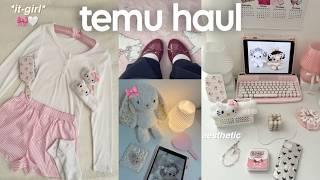 HUGE TEMU haul !! room decor, cute accessories, clothing, girly finds