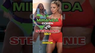 Miranda Cohen vs Stephanie Sanzo #Shorts #femalefitness #workoutshorts