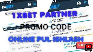 1XBET PARTNER pul ishlash . Internetda pul ishlash 2 - qism