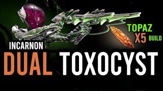 Dual Toxocyst Incarnon Build | Red Crit Topaz Buff | Whispers in the Walls [Warframe]