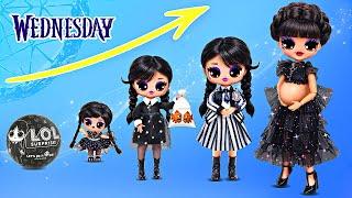 Wednesday Addams Growing Up! Magical DIYs & LOL OMG Crafts