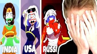The Bizarre & Creepy Evolution of Countryhumans!