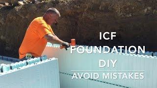 Nudura ICF foundation DIY (avoid common mistakes) YOU CAN DO THIS!!!