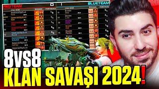 YENİ KLANIN BAŞKANI OLDUM! 8vs8 KLAN SAVAŞI ATIYORUM!