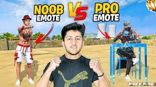 Noob Emote Vs Pro Emote Challenge As Gaming Vs As Rana  Who Will Win - Garena Free Fire