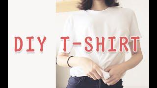 DIY T-SHIRT | step by step t-shirt sewing tutorial | Alexia W