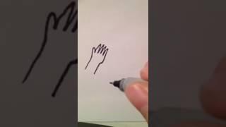 Ethan draws a hand